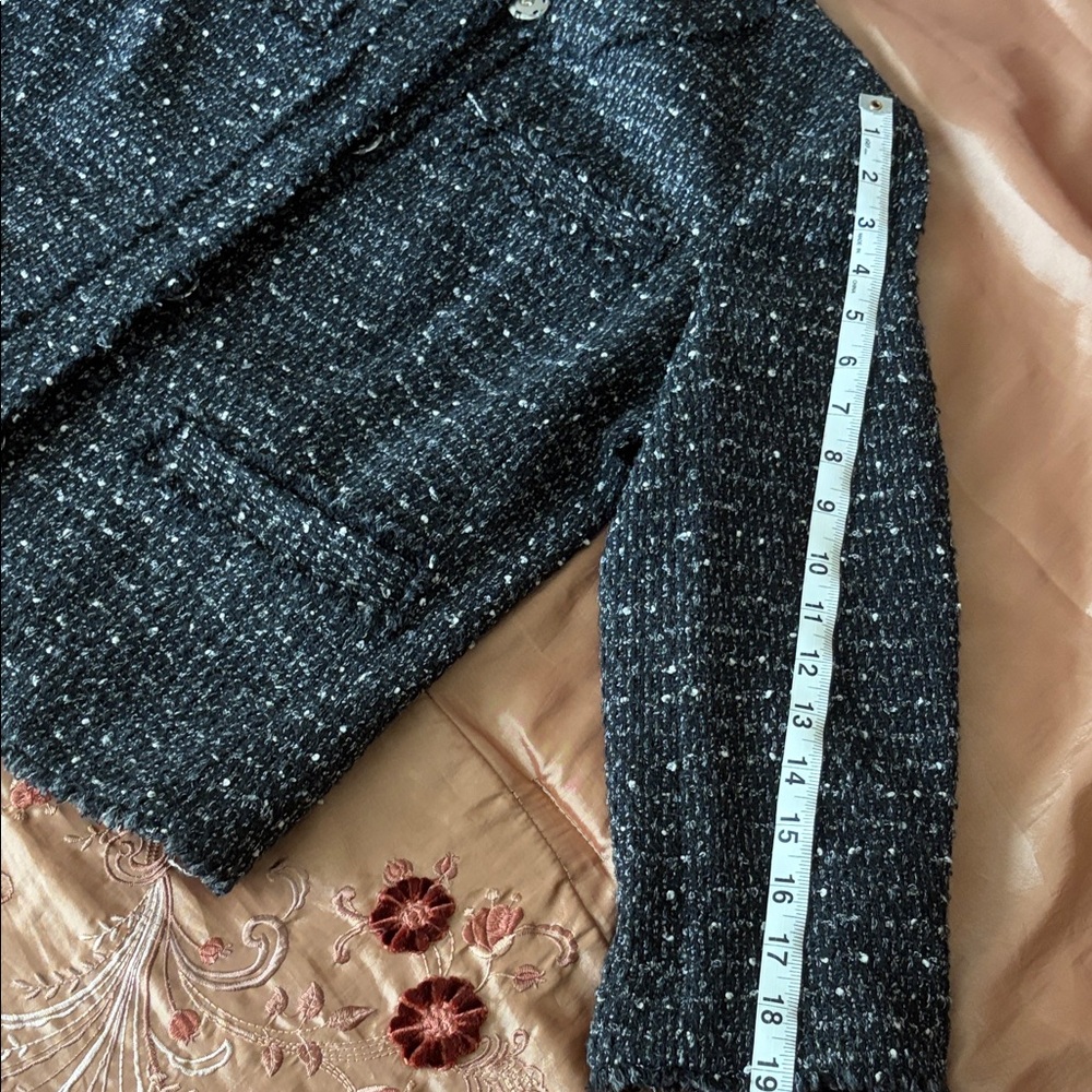 Michael Kors Black and White Tweed Blazer - Picture 14 of 14